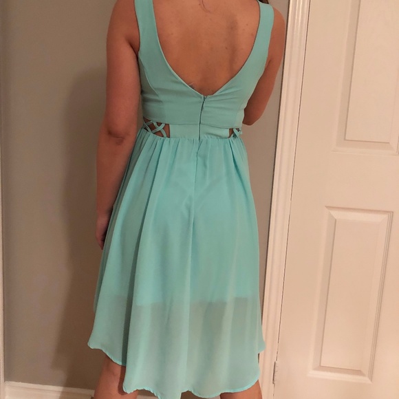 M Boutique Blue Dress - Picture 2 of 2